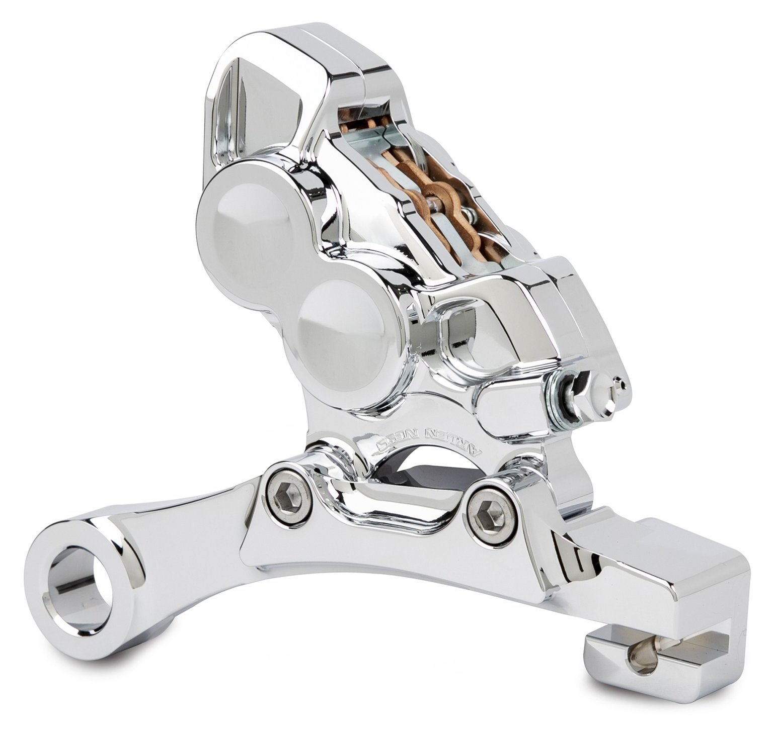 Arlen Ness Rear 4 Piston Caliper & Bracket Kit For Harley - Image 2