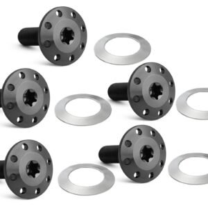Arlen Ness Titanium Holeshot Front Floating Brake Rotor Bolt Kit For Harley