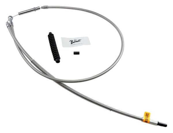 Barnett Stainless Steel Clutch Cable For Harley