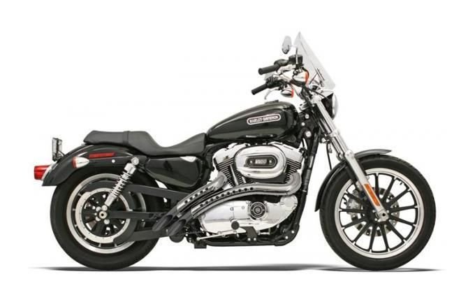 Bassani Radial Sweepers Exhaust With Heat Shields For Harley - Image 4