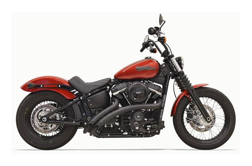 Bassani Radial Sweepers Exhaust With Heat Shields For Harley - Image 2