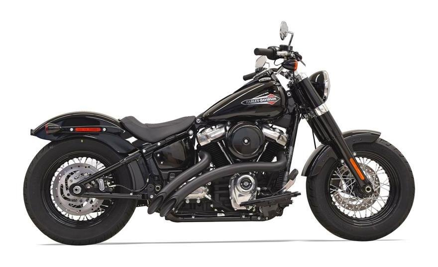 Bassani Radial Sweepers Exhaust With Heat Shields For Harley - Image 3