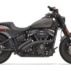 Bassani Radial Sweepers Exhaust With Heat Shields For Harley