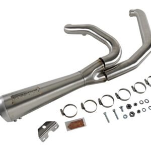Bassani Road Rage 2-Into-1 Shorty Exhaust For Harley Touring 2017-2026