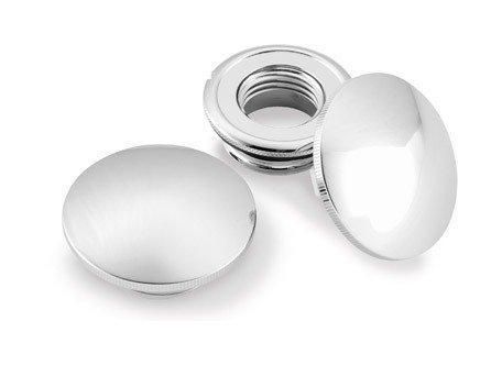 Biker's Choice Essential Vented And Non-Vented Gas Cap Set For Harley Big Twin 1981-1999