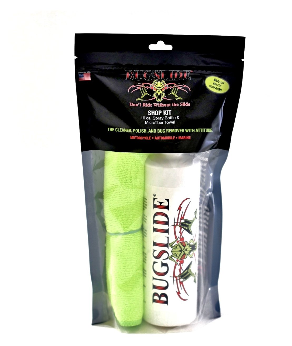 Bugslide Spray Bottle With Polishing Cloth - Image 3