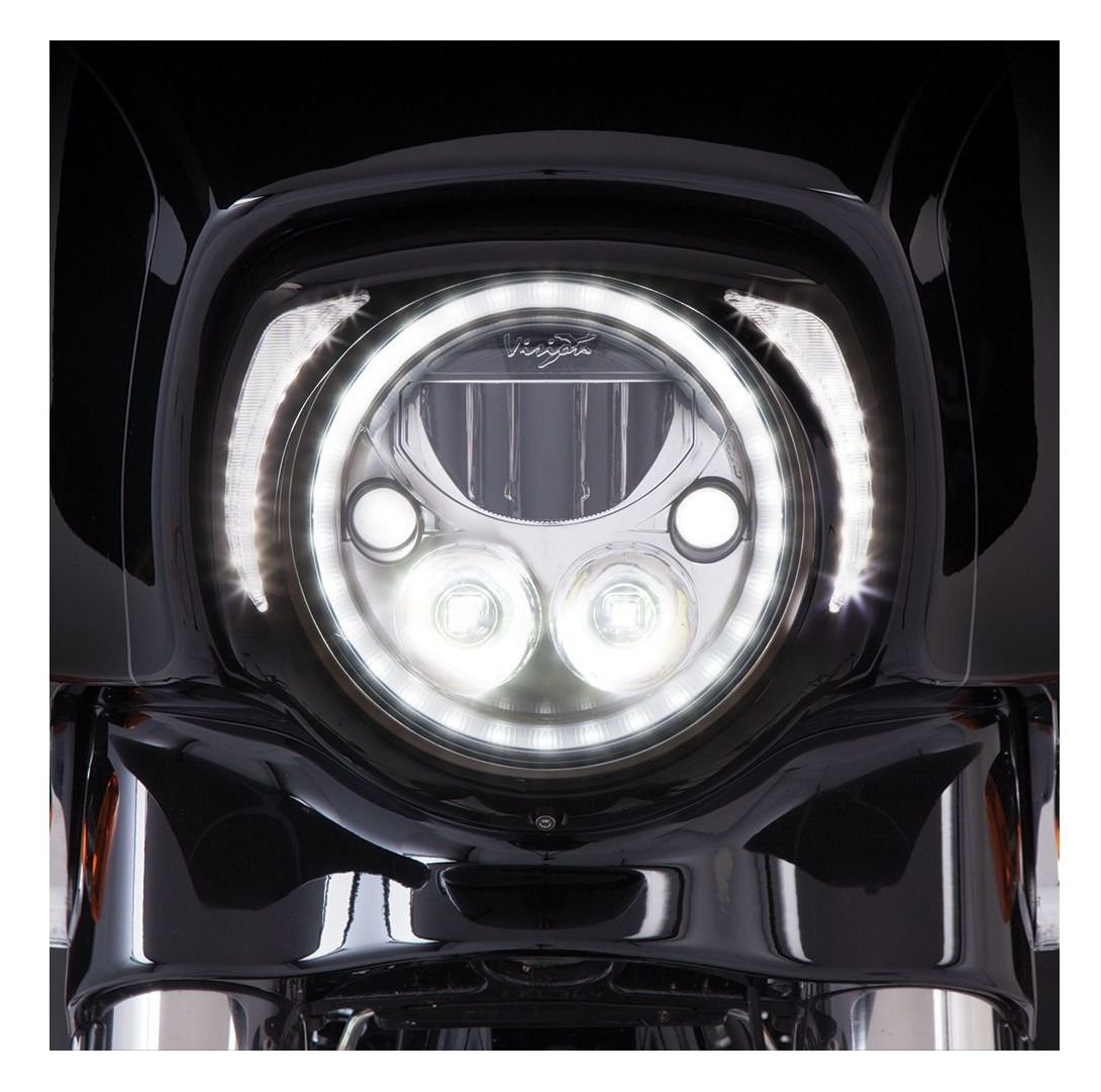 Ciro Fang LED Headlight Bezel For Harley Touring - Image 4