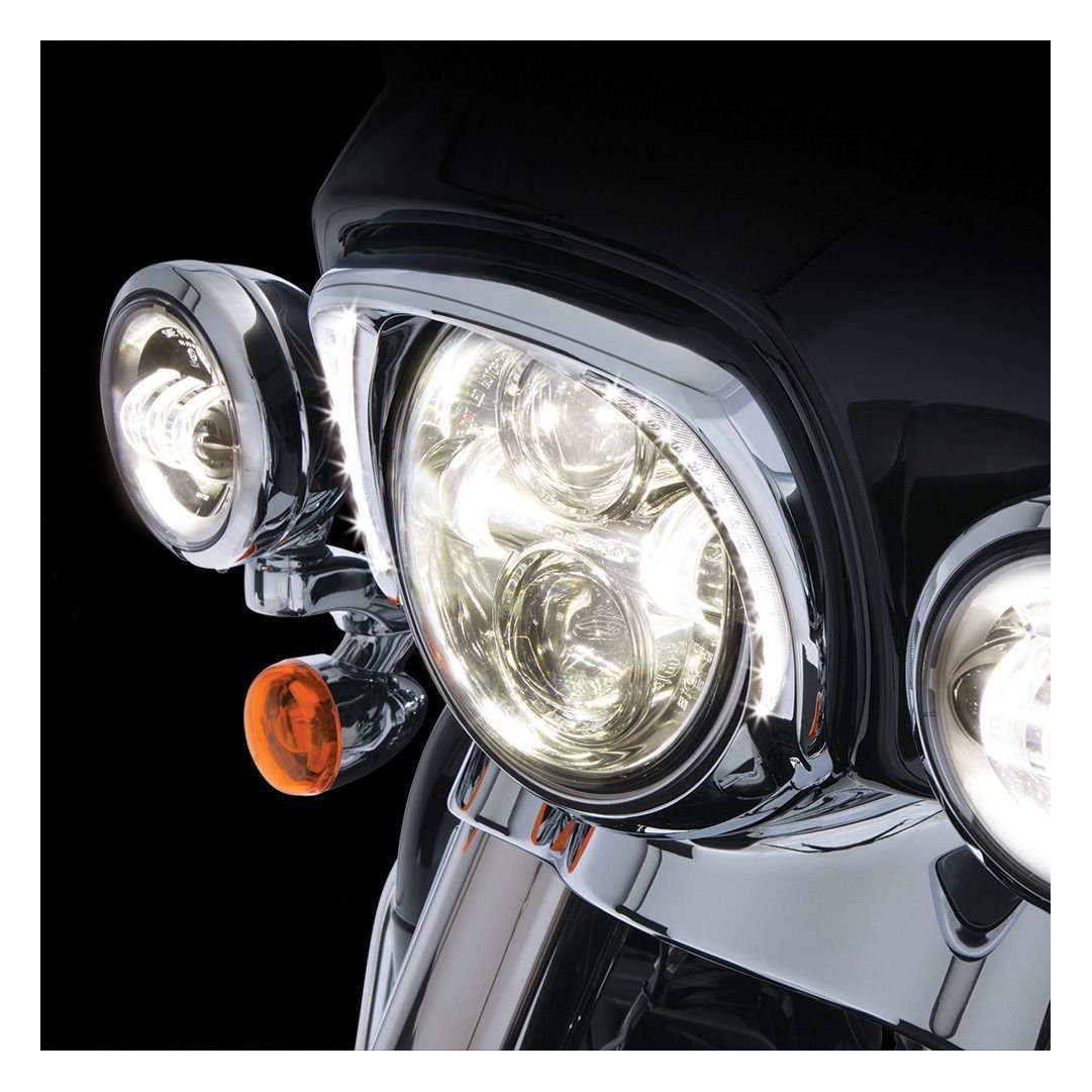 Ciro Fang LED Headlight Bezel For Harley Touring - Image 3