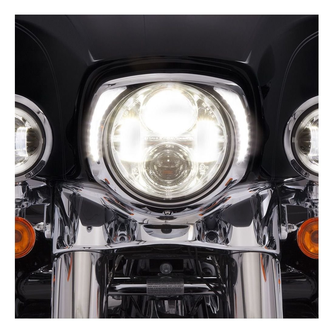 Ciro Fang LED Headlight Bezel For Harley Touring