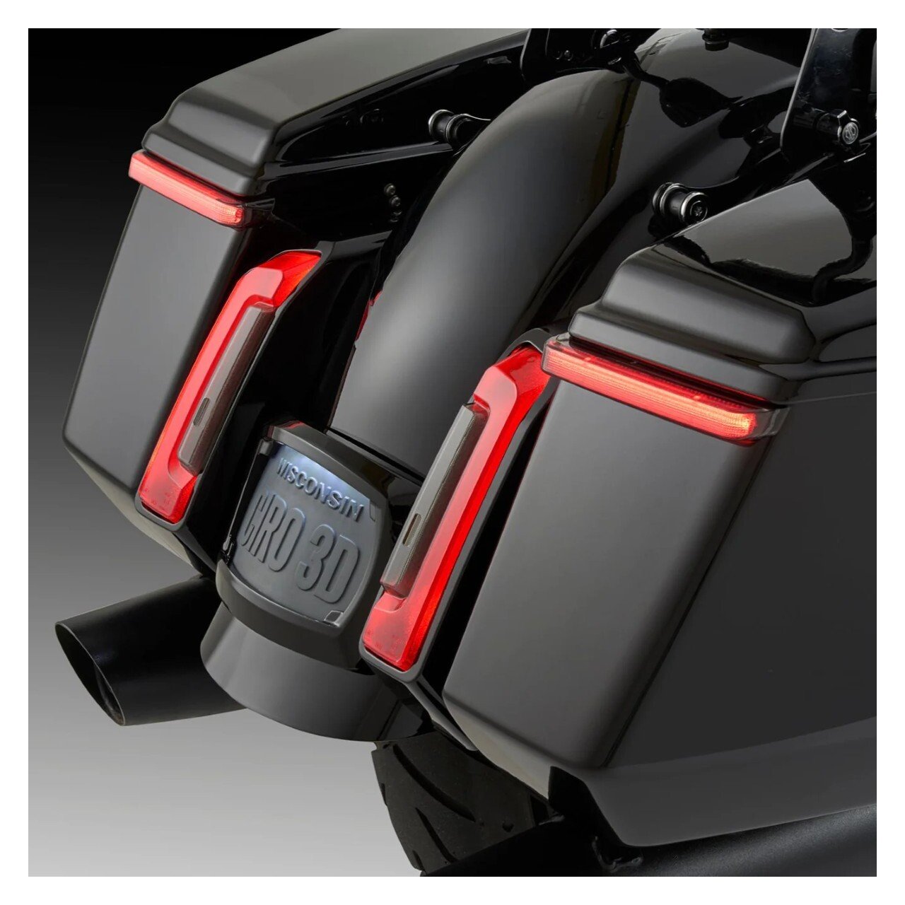 Ciro Saddlebag Blades Turn / Brake Lights For Harley Touring 2023-2025