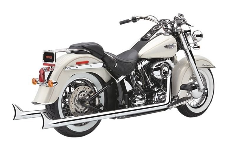Cobra Dual Exhaust For Harley Softail - Image 3