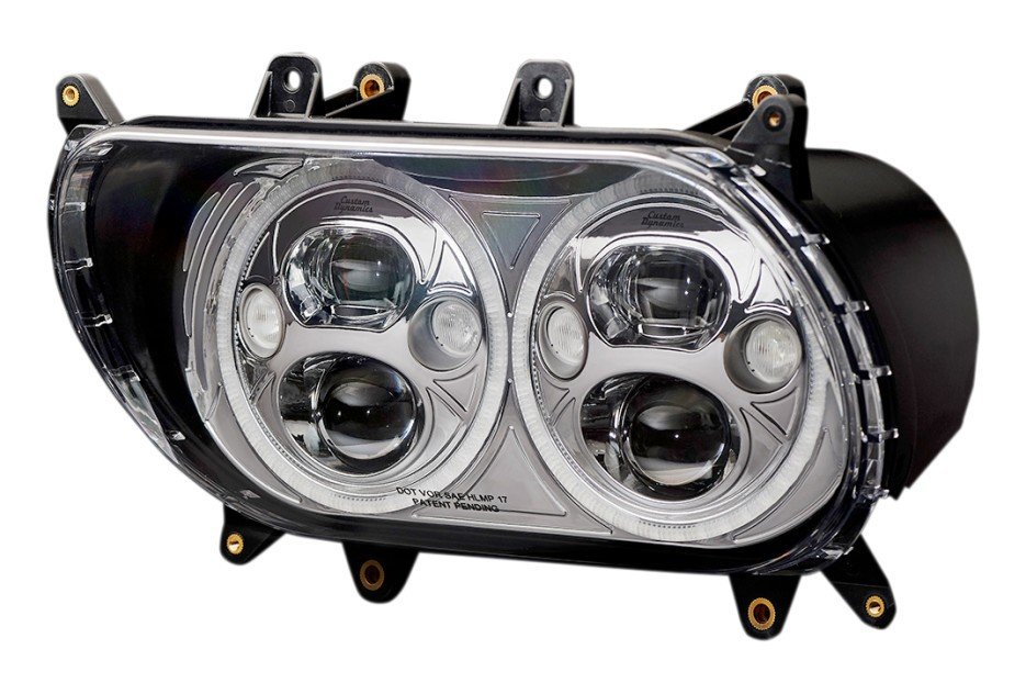 Custom Dynamics LED 5 3/4" TruBeam Headlight Inserts For Harley Road Glide - Image 3