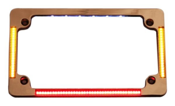 Custom Dynamics LED All-In-One Flat License Plate Frame