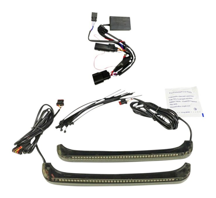 Custom Dynamics Low Profile Sequential Bagz Saddle Bag Lights For Harley Touring - Image 2