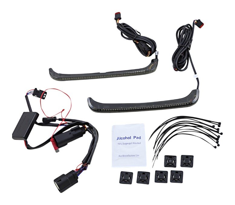 Custom Dynamics Low Profile Sequential Bagz Saddle Bag Lights For Harley Touring - Image 5