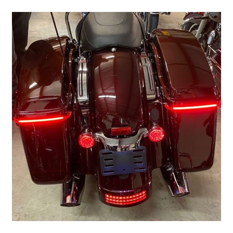 Custom Dynamics Low Profile Sequential Bagz Saddle Bag Lights For Harley Touring - Image 6