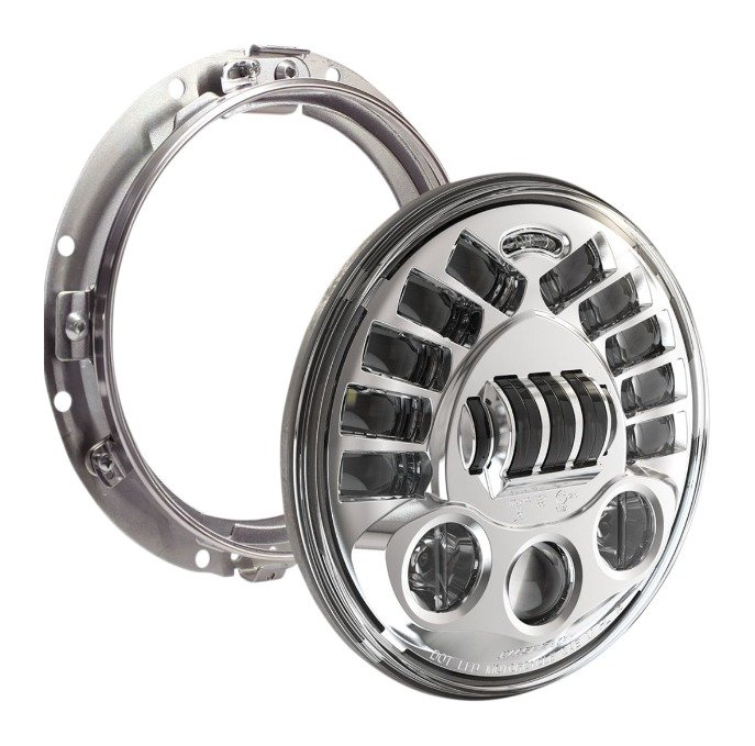 Custom Dynamics ProBeam 7" Adaptive LED Headlight For Harley 1994-2016