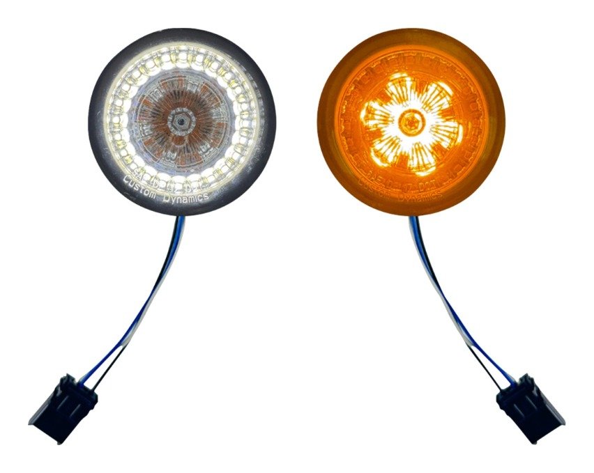 Custom Dynamics ProBEAM LED Turn Signal Inserts For Harley Softail 2025-2026