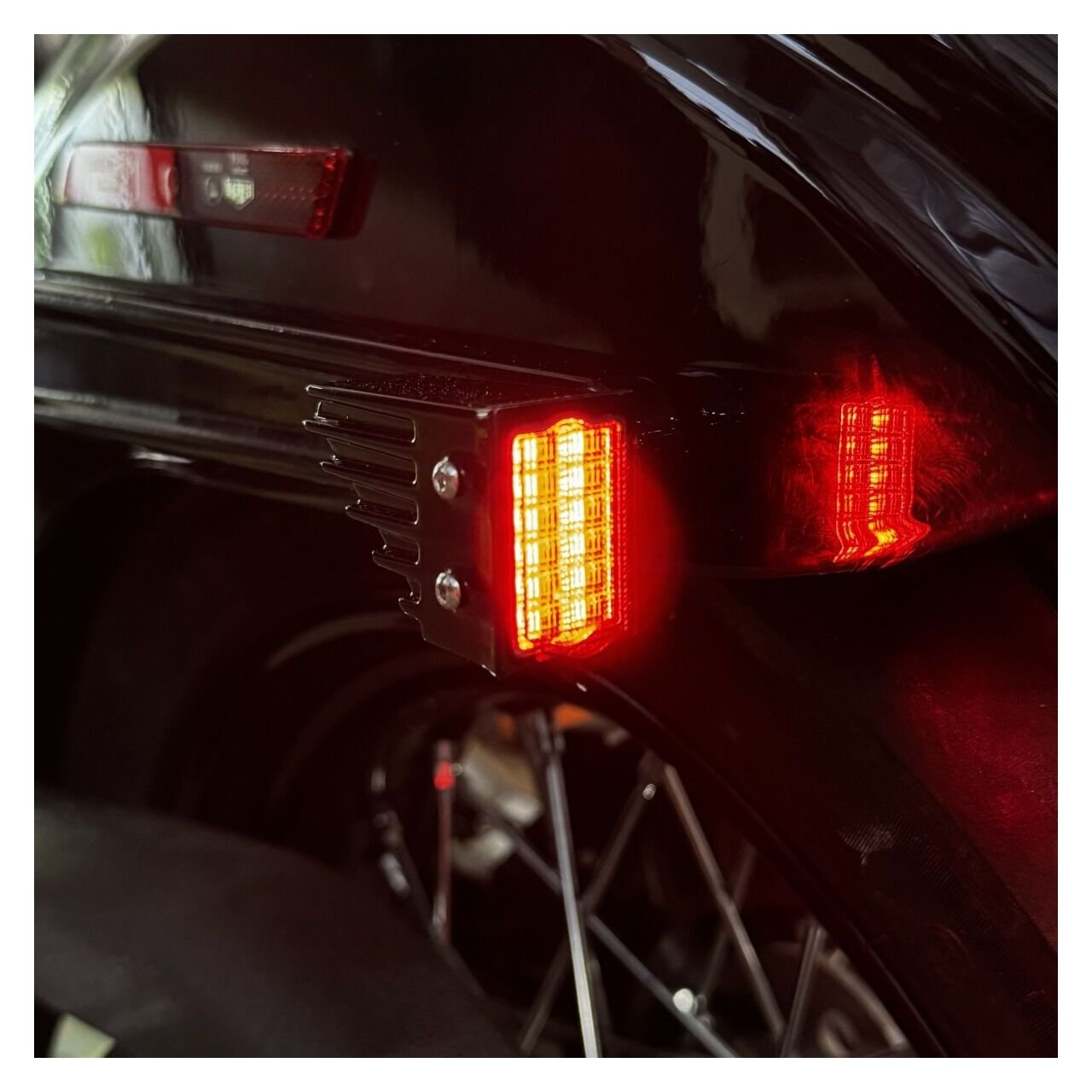 Custom Dynamics Rear Strut Mount LED Turn Signals For Harley - Image 3