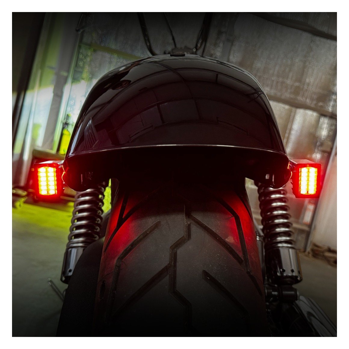 Custom Dynamics Rear Strut Mount LED Turn Signals For Harley - Image 4