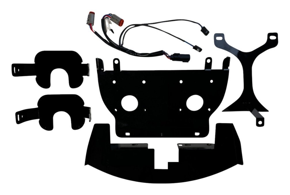 Custom Dynamics Shark Demon 2 Headlight / Fog Light With Speed Plates For Harley FLTRX 2023-2026 - Image 2