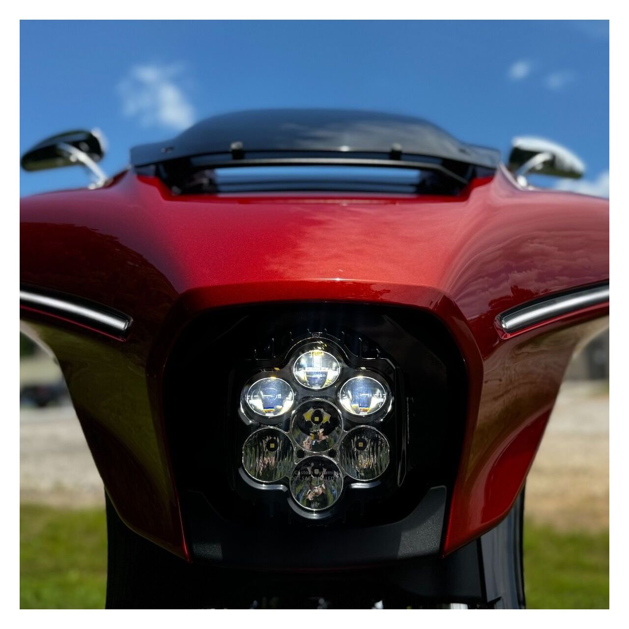 Custom Dynamics Shark Demon Headlight For Harley Street Glide 2023-2026 - Image 2