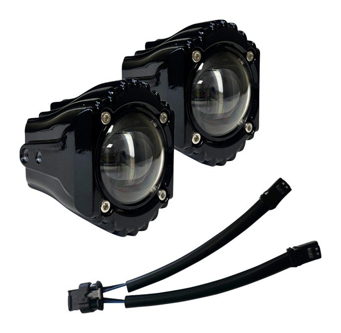 Custom Dynamics Shark Demon LED Fog Lights For Harley - Image 2