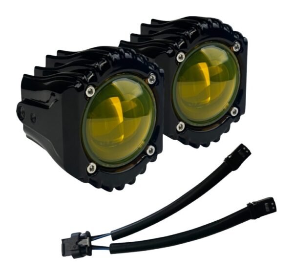 Custom Dynamics Shark Demon LED Fog Lights For Harley
