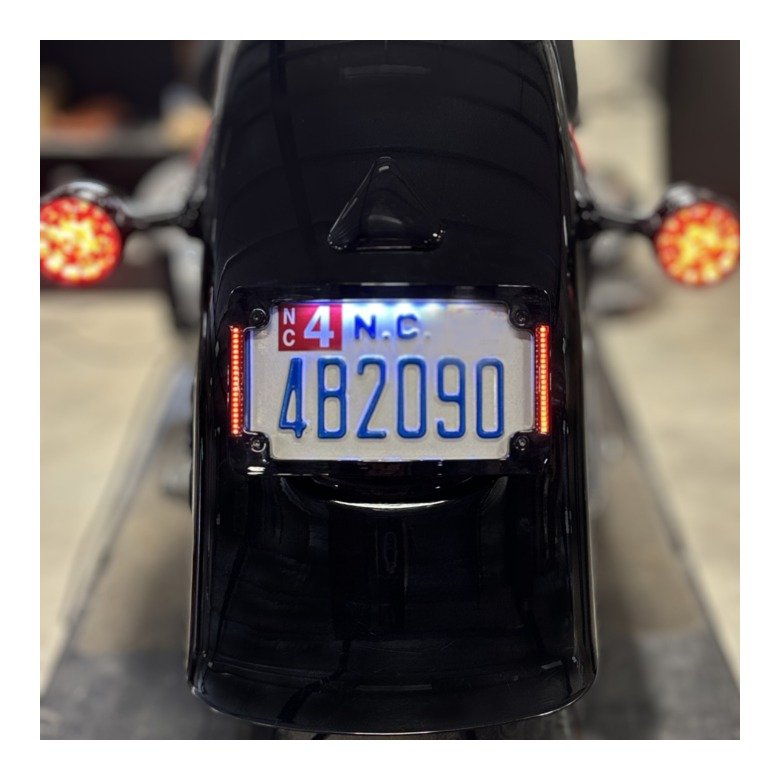 Custom Dynamics Taillight Eliminator License Plate Mount For Harley - Image 3