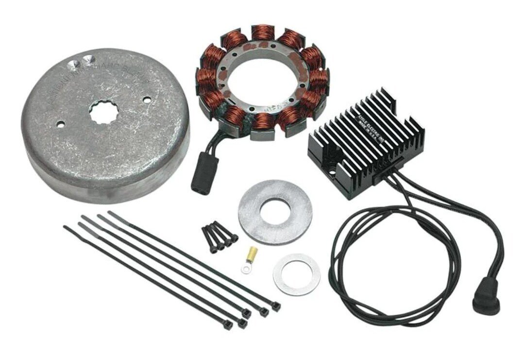 Cycle Electric 22 Amp Alternator Kit For Harley Big Twin 1970-1984 - Image 2