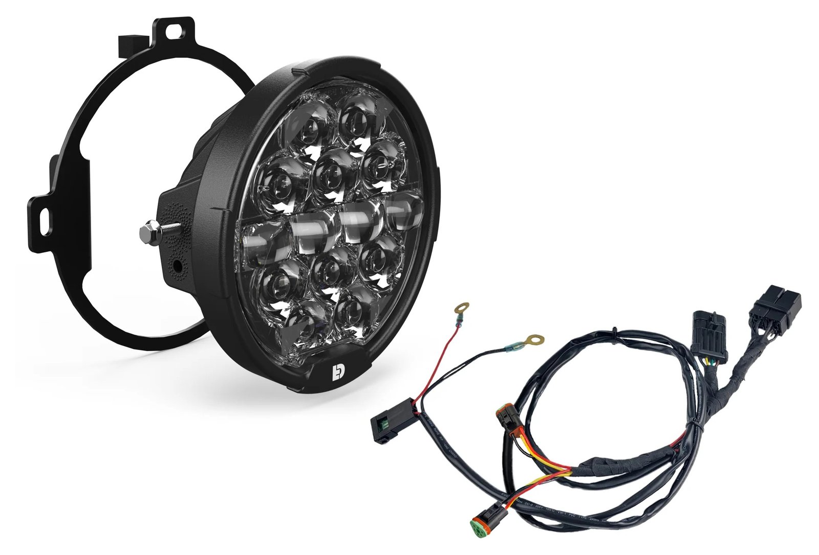 Denali Destroyer LED Headlight Kit For Harley Touring 2014-2025 - Image 4