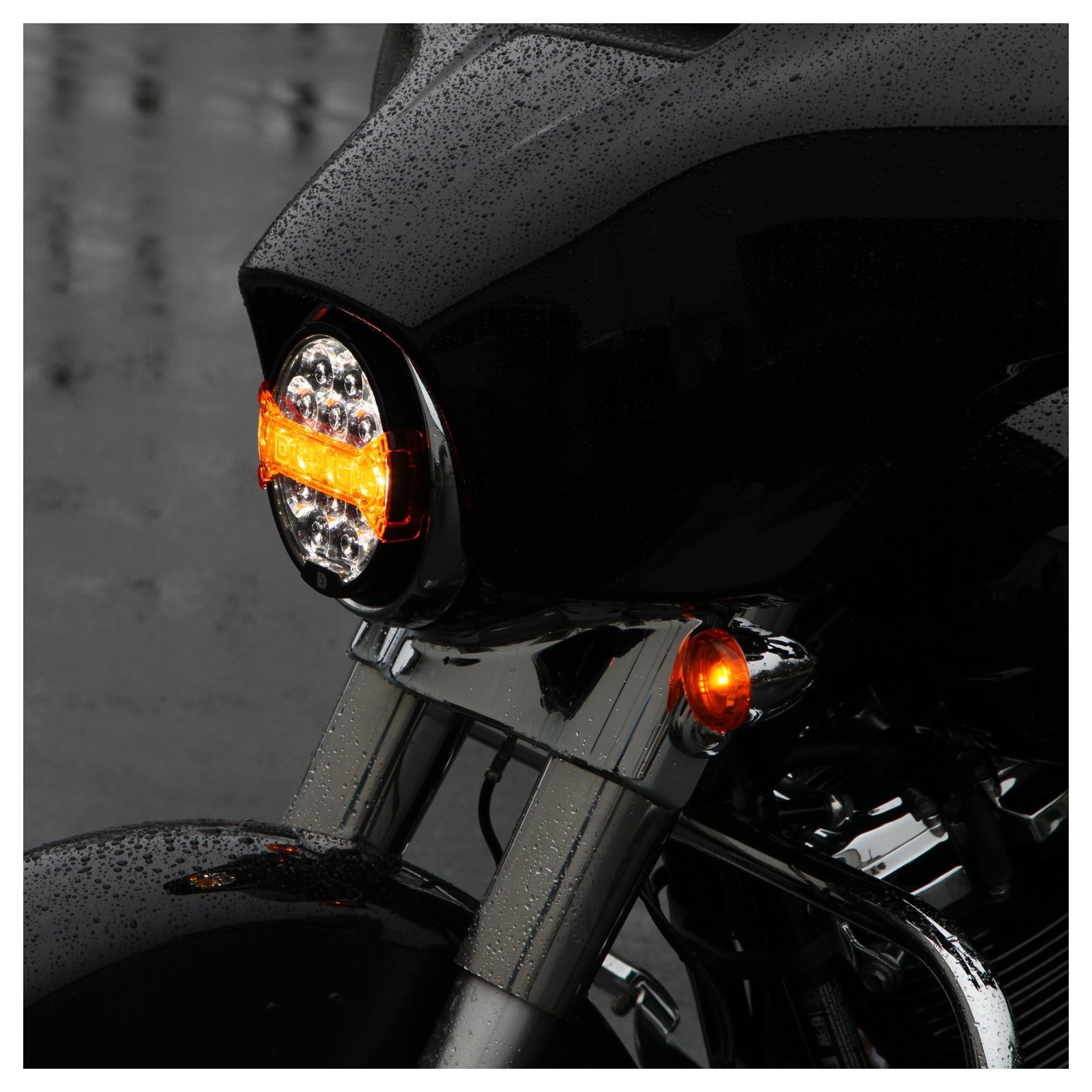Denali Destroyer LED Headlight Kit For Harley Touring 2014-2025 - Image 2