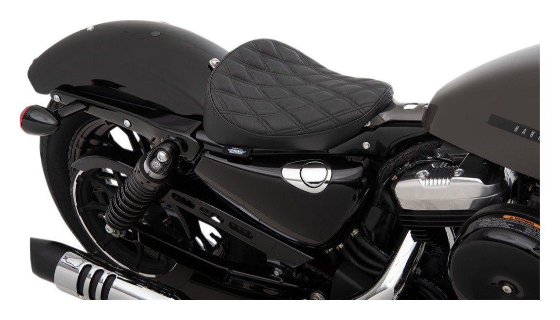 Drag Specialties Bobber-Style Solo Seat For Harley Sportster 2010-2022 - Image 2