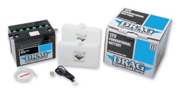 Drag Specialties CHD4-12 Conventional 12V Battery Kit