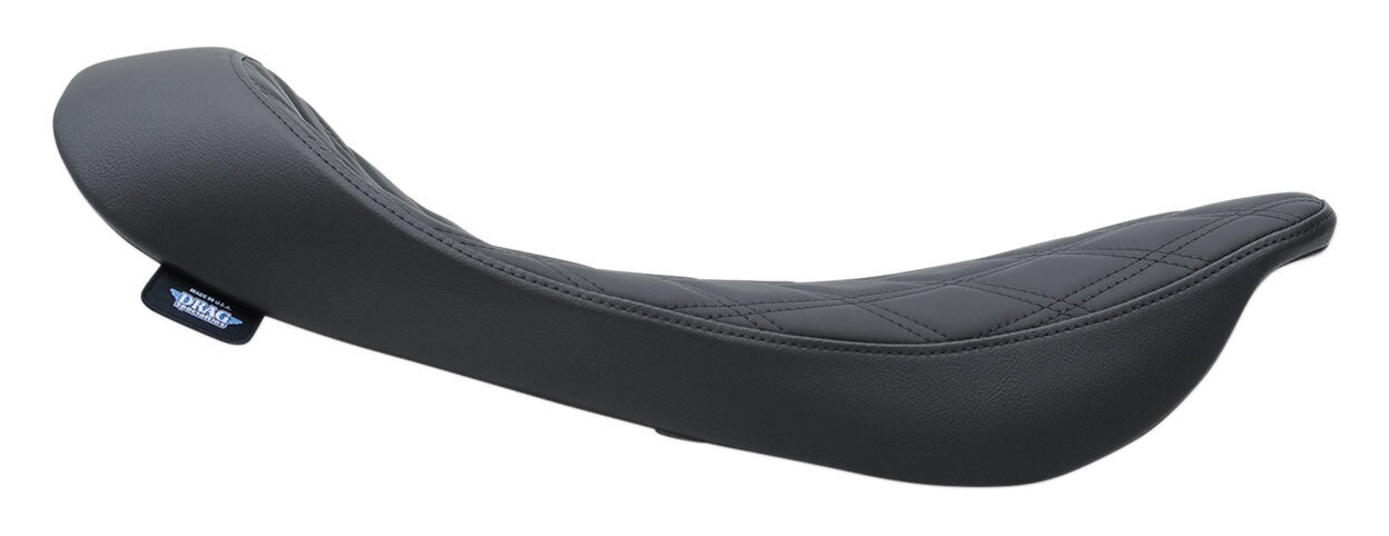 Drag Specialties EZ-On Low Profile Forward Solo Seat For Harley