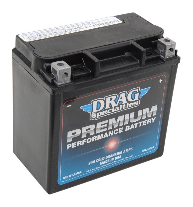 Drag Specialties Premium Performance AGM Battery