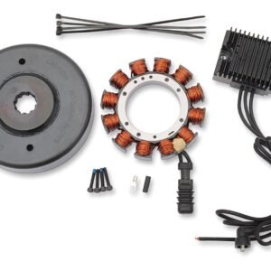 Drag Specialties Heavy-Duty 32 A Charging Kit With Black Regulator For Harley BT 1970-1996