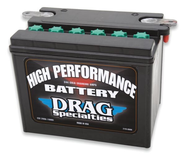 Drag Specialties YHD12 High Performance Conventional Battery For Harley FL / XL 1965-1984