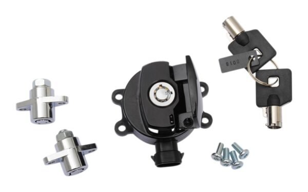 Drag Specialties Ignition Switch And Saddlebag Lock Kit For Harley Road King