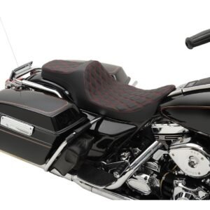 Drag Specialties Predator III 2-Up Seat For Harley