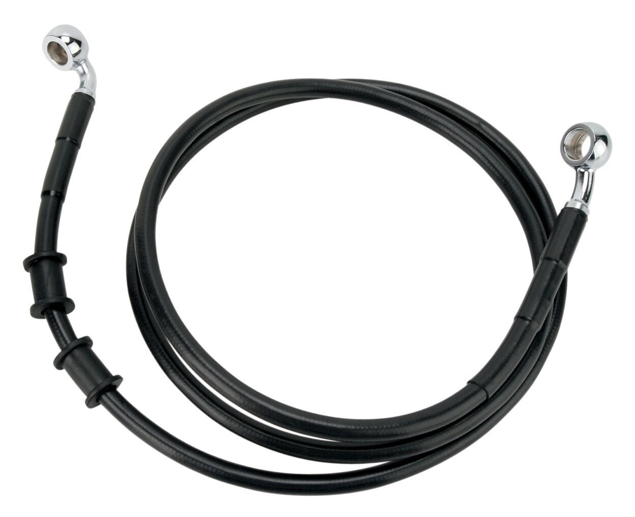 Drag Specialties Standard Length Front Brake Line Kit For Non-ABS Harley