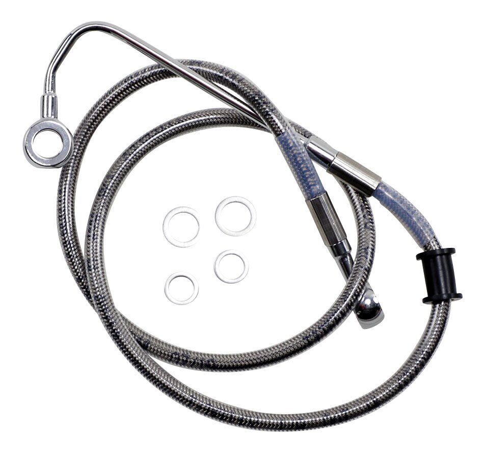 Drag Specialties Standard Length Front Brake Line Kit For Non-ABS Harley - Image 2