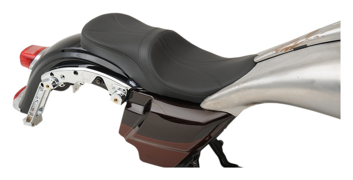 Drag Specialties Yaffe Razorback / Low Profile Touring Seat For Harley Touring 2010-2025 - Image 5