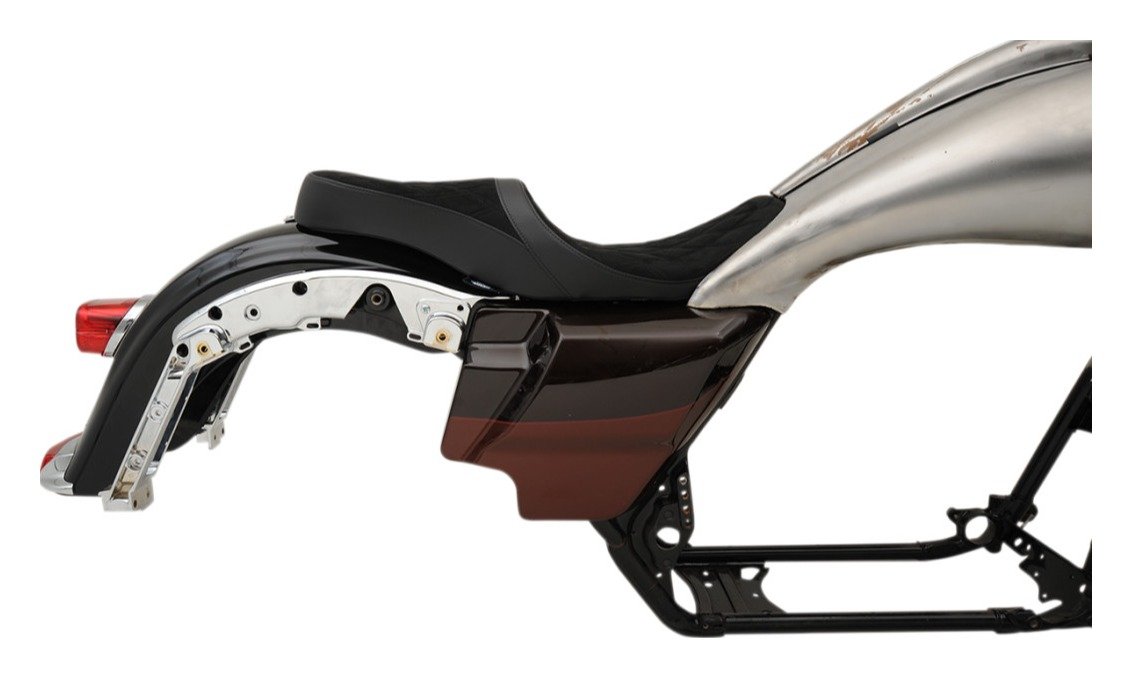Drag Specialties Yaffe Razorback / Low Profile Touring Seat For Harley Touring 2010-2025 - Image 6
