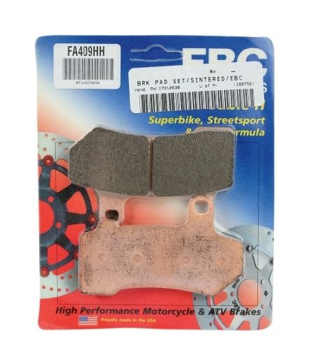 EBC Brakes Double-H Sintered Front / Rear Brake Pads For Harley 2006-2026