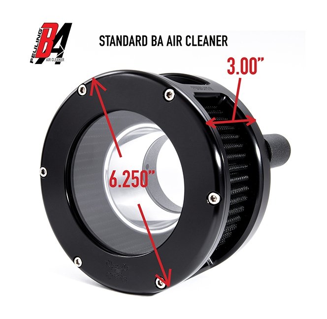 Feuling BA Air Cleaner Kit With Clear Cover For Harley - Image 5