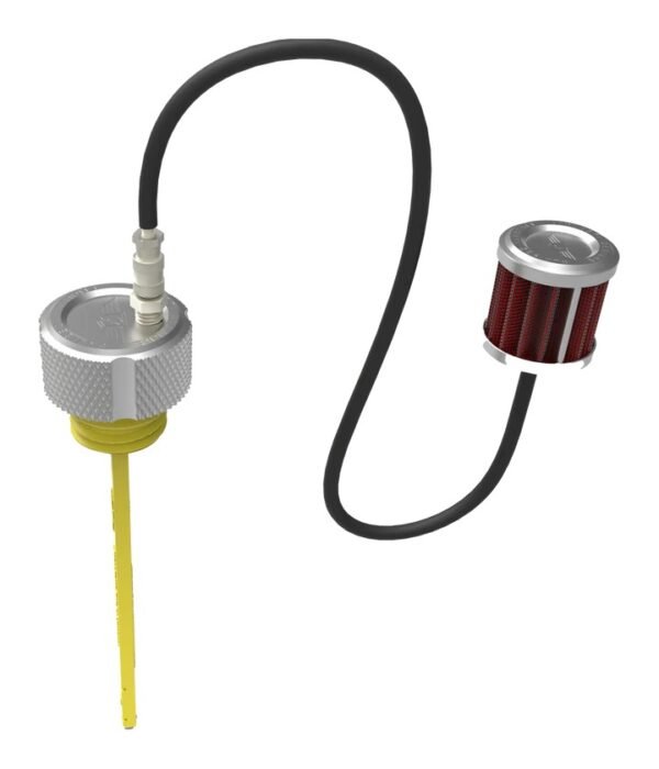Figurati Designs Performance Knurled Vented Oil Dipstick For Harley Touring 2017-2026