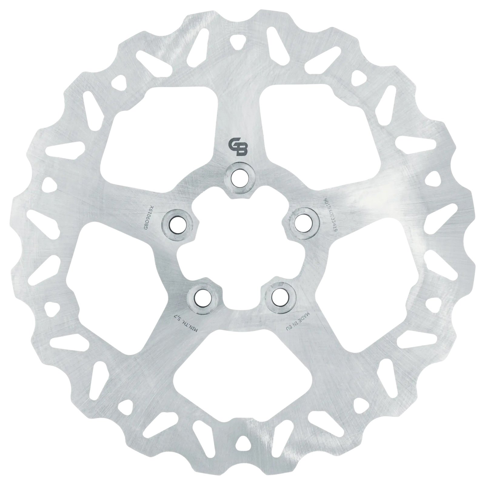 GBrakes 11.5" Solid Mount Wave Rear Rotor For Harley 2000-2016