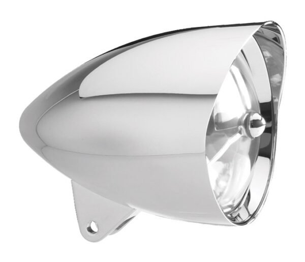 Headwinds 5 3/4" Smooth Concours Mariah Rocket Headlight Housing For Harley 1980-2010