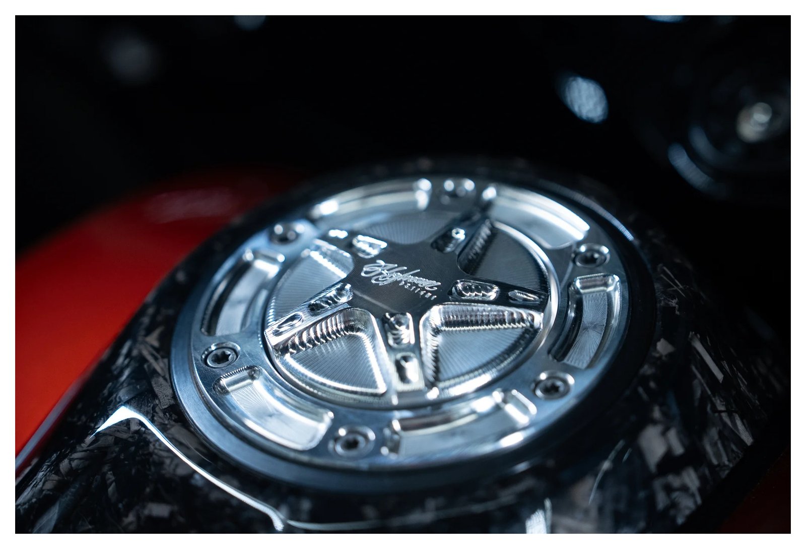 Hofmann Designs Directional 5 Spoke Gas Cap Assembly For Harley FLHX / FLTRX 2023-2026 - Image 6